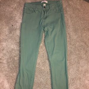 Green pants